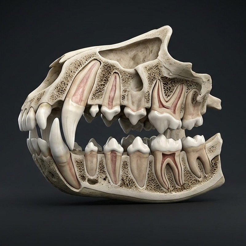 Modelo Dentário Canino
